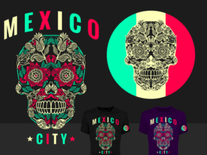 Souvenir Company needs a Mexican Skull TShirt