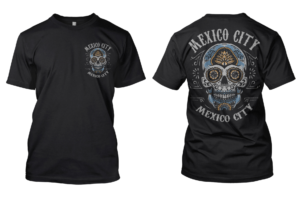 Souvenir Company needs a Mexican Skull TShirt | Diseño de Camiseta por theodorusdick14
