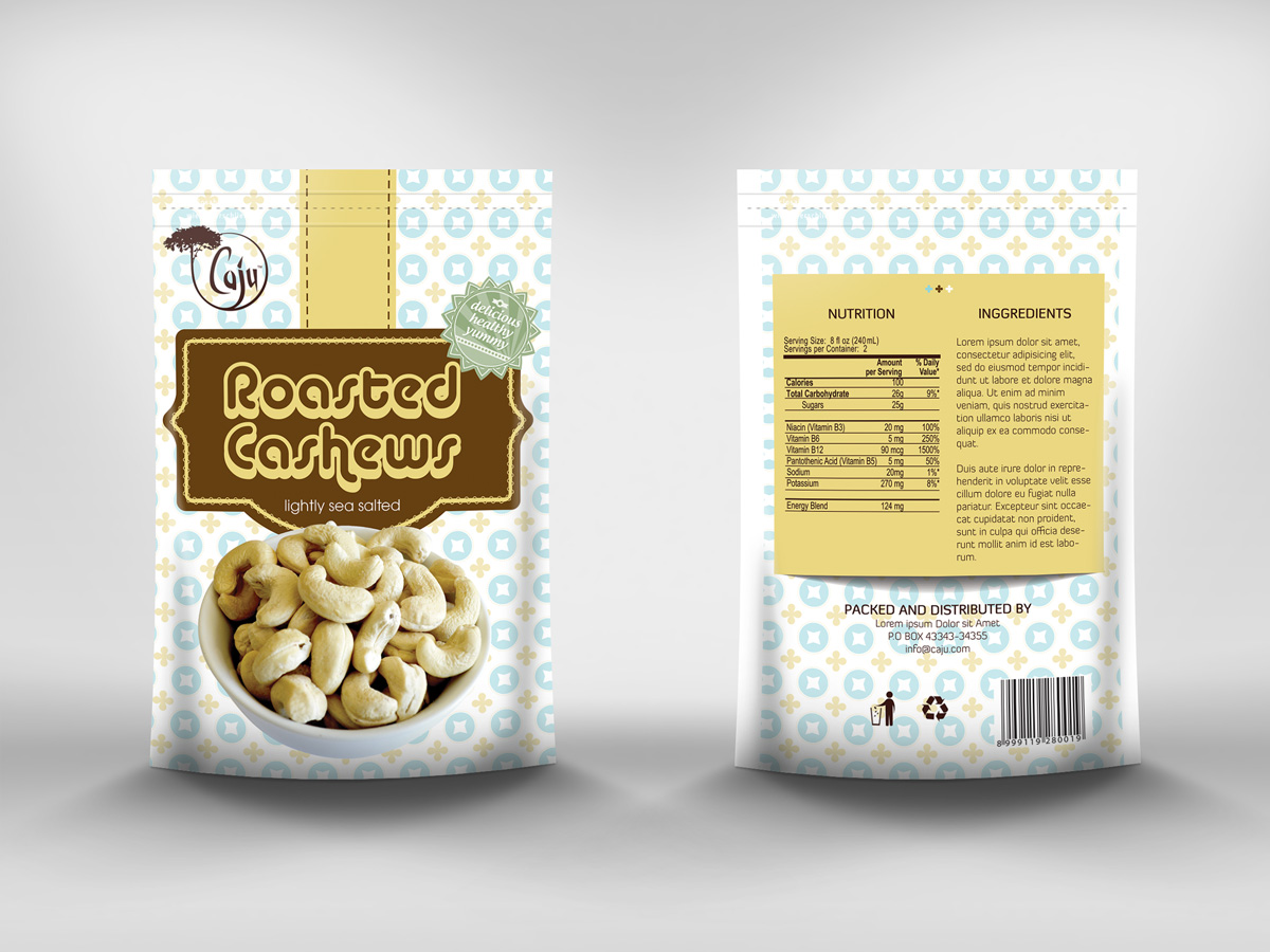 Verpackungs-Design von Visualland für Caju Company | Design #2275793