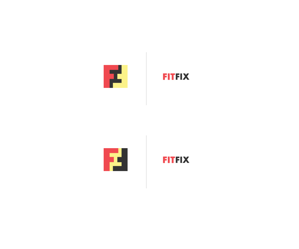 Logo Design by R O N I E for FitFix | Design #10815981