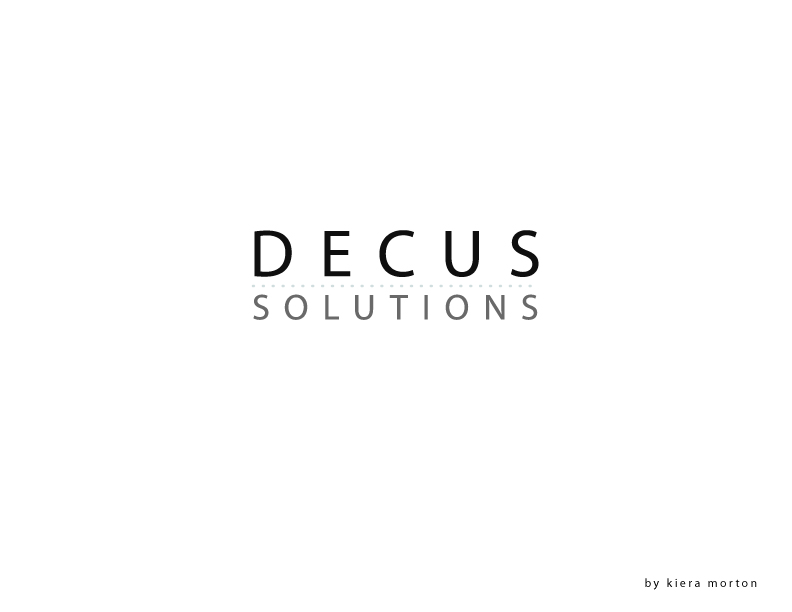 Logo Design by Kiera Morton for Decus Solutions  | Design #20767
