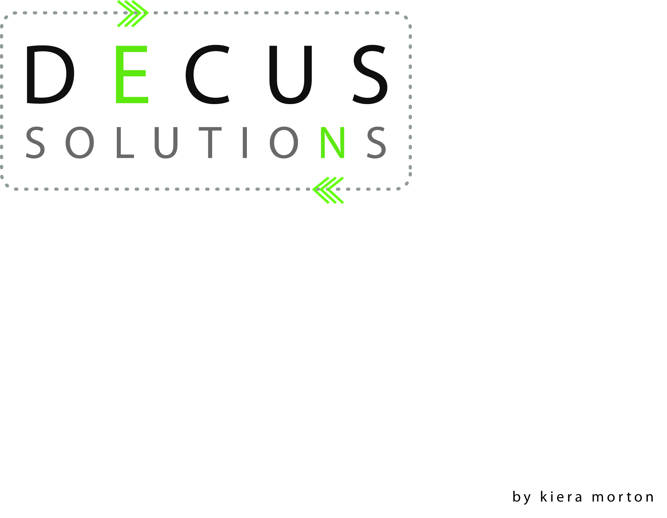 Logo Design by Kiera Morton for Decus Solutions  | Design #21251