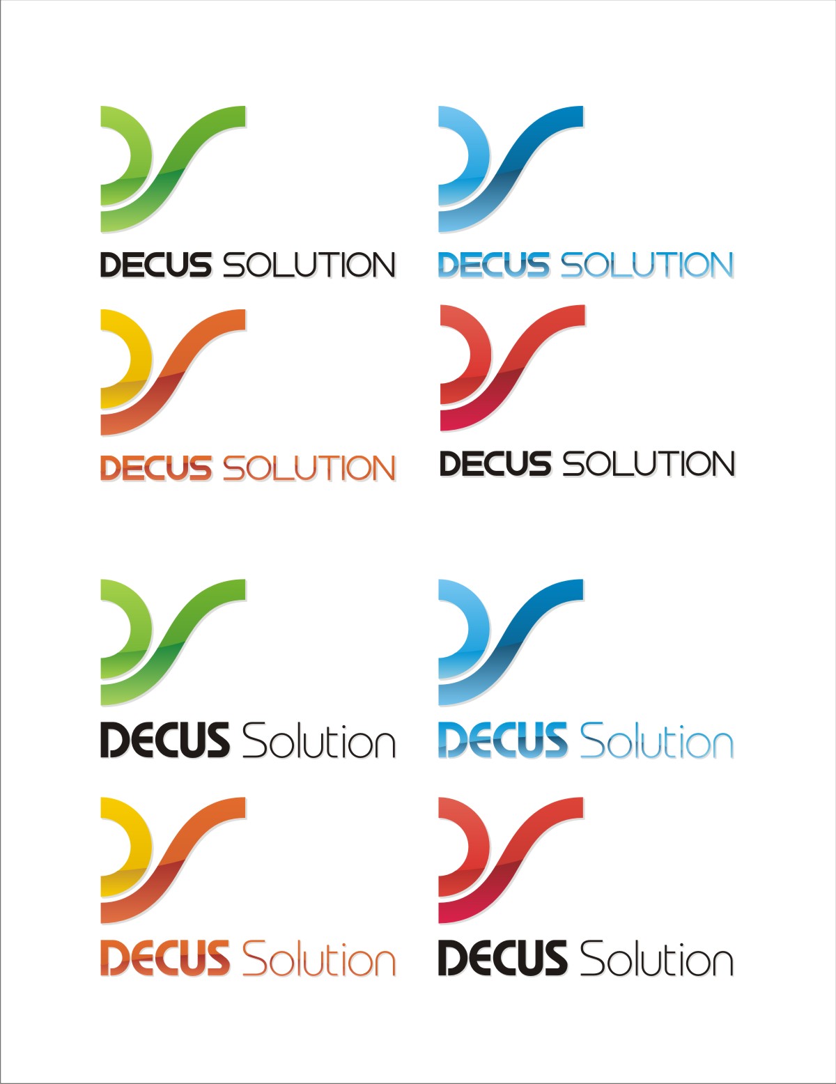 Logo Design by In2Graphics for Decus Solutions  | Design #21166