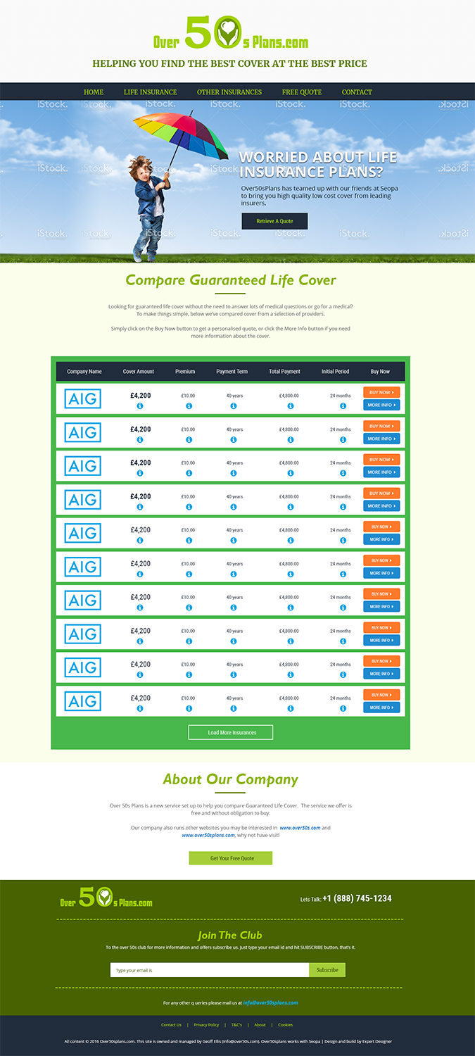 Landing Page Design by Expert Designer for this project | Design #10788876