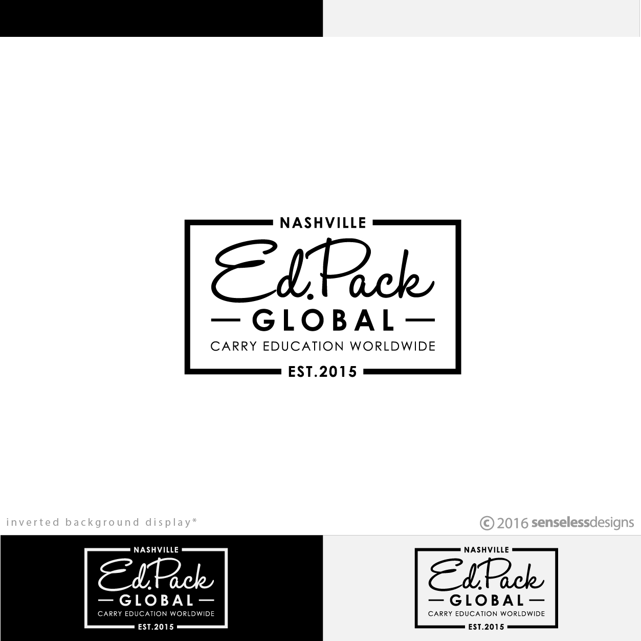 Logo Design by Senseless for Ed. Pack Global | Design: #10731251