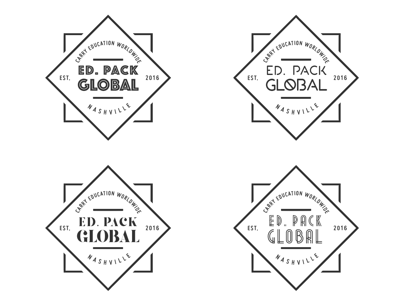 Logo Design by wonderland for Ed. Pack Global | Design #10770341