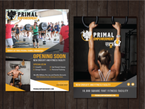 Design de Flyer par alex989 pour PRIMAL EMPOWERMENT HQ | Design : #10749998