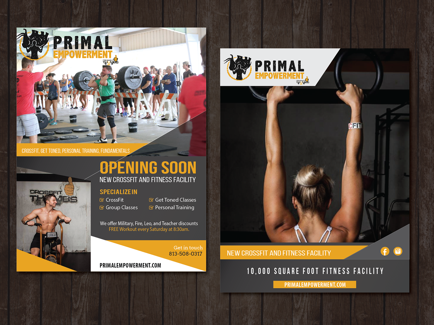 Design de Flyer par alex989 pour PRIMAL EMPOWERMENT HQ | Design #10767568
