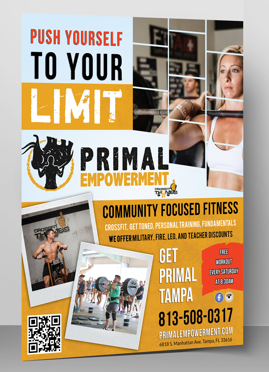 Flyer Design by Selda for PRIMAL EMPOWERMENT HQ | Design #10764454