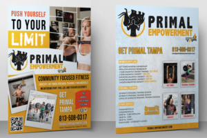 Design de Flyer par Selda pour PRIMAL EMPOWERMENT HQ | Design : #10783267