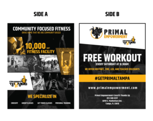 Flyer Design by leopardgraphics for PRIMAL EMPOWERMENT HQ | Design: #10749454