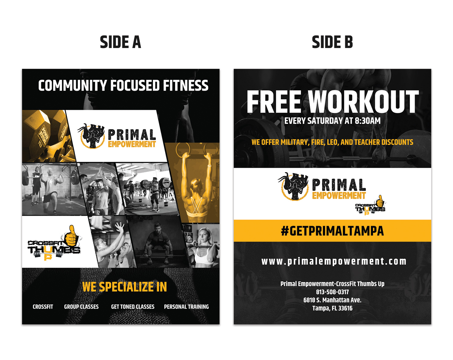 Flyer Design by leopardgraphics for PRIMAL EMPOWERMENT HQ | Design #10755133