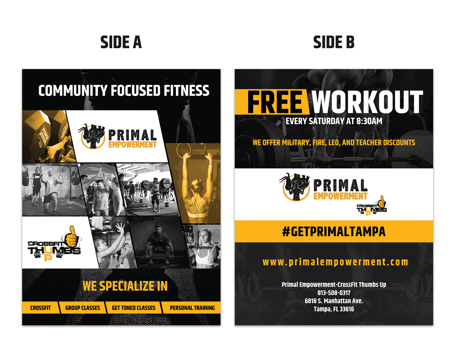 Design de Flyer par leopardgraphics pour PRIMAL EMPOWERMENT HQ | Design #10759497