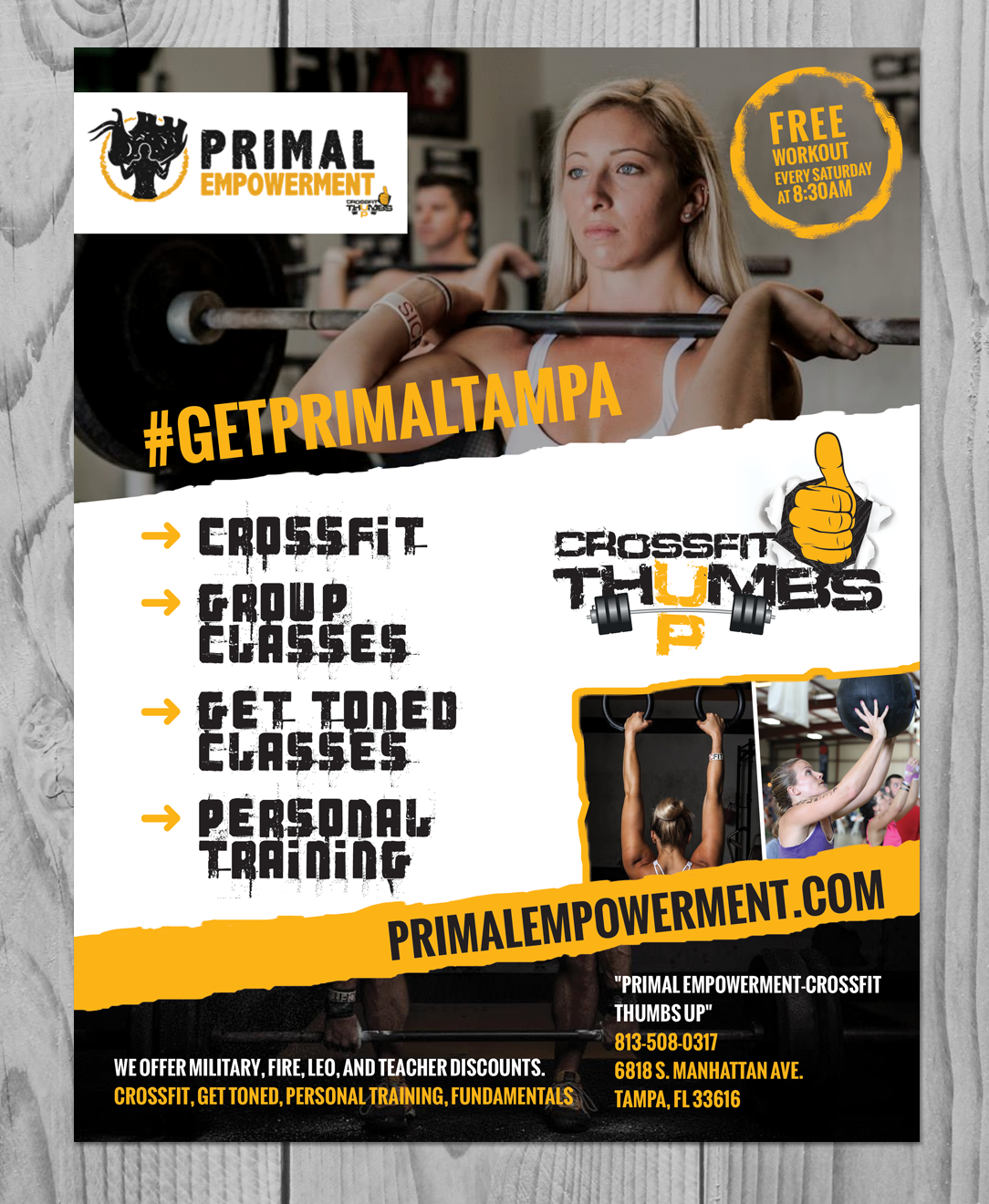Design de Flyer par Victor_pro pour PRIMAL EMPOWERMENT HQ | Design #10766837