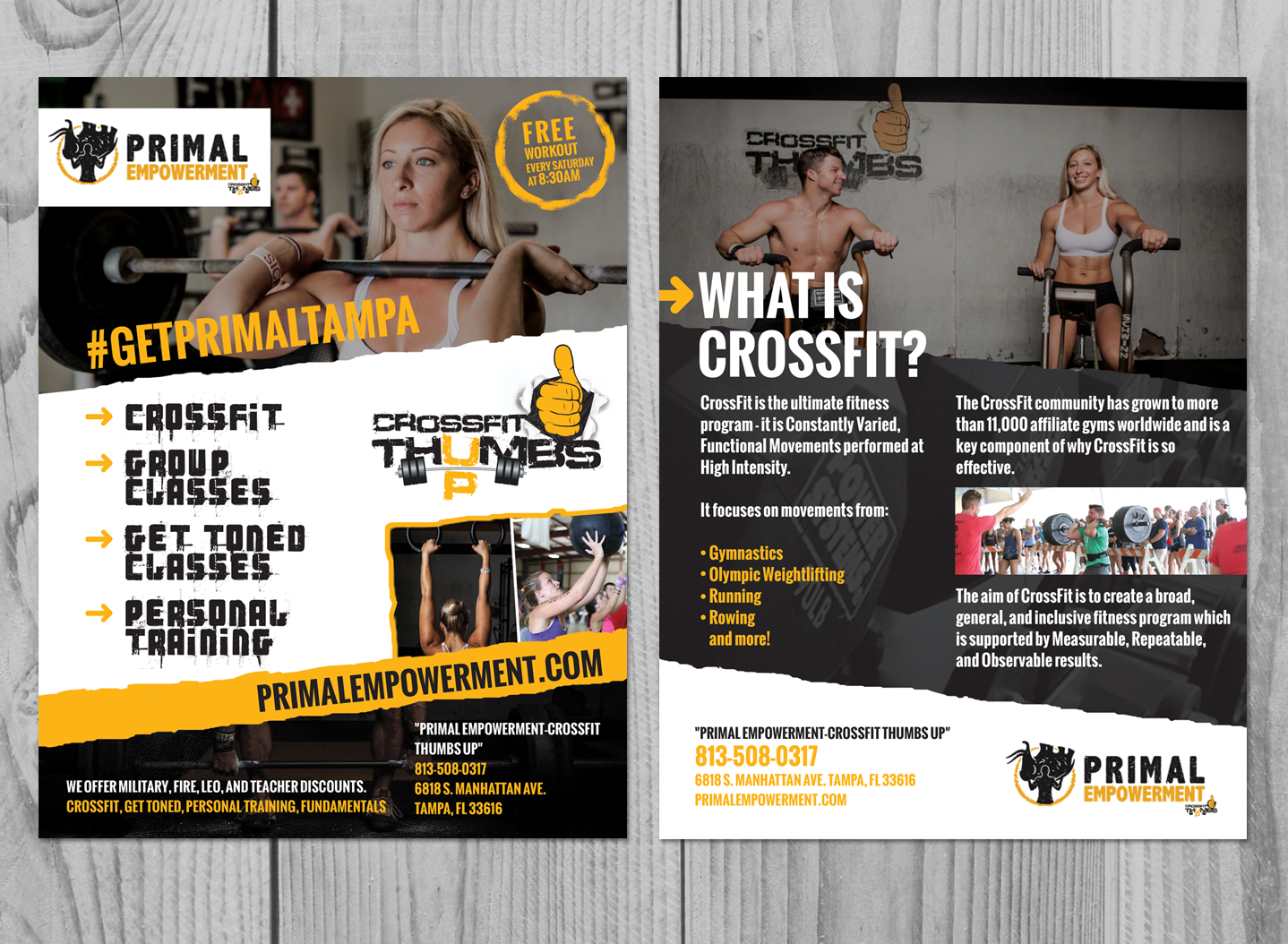 Flyer Design by Victor_pro for PRIMAL EMPOWERMENT HQ | Design #10771451