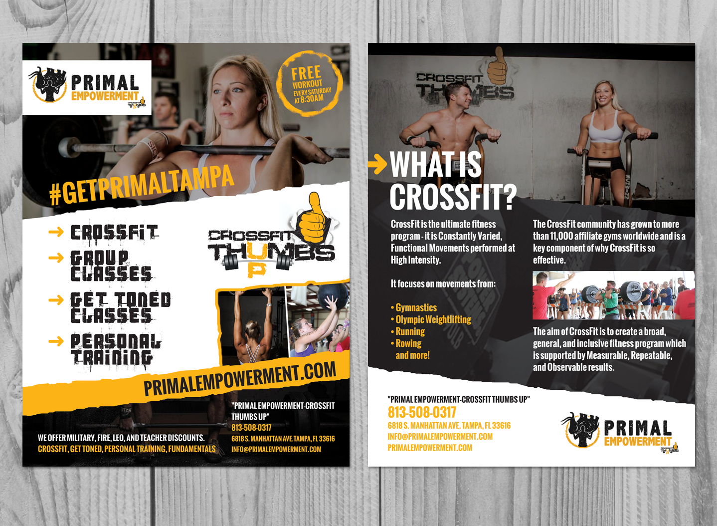Design de Flyer par Victor_pro pour PRIMAL EMPOWERMENT HQ | Design : #10783461
