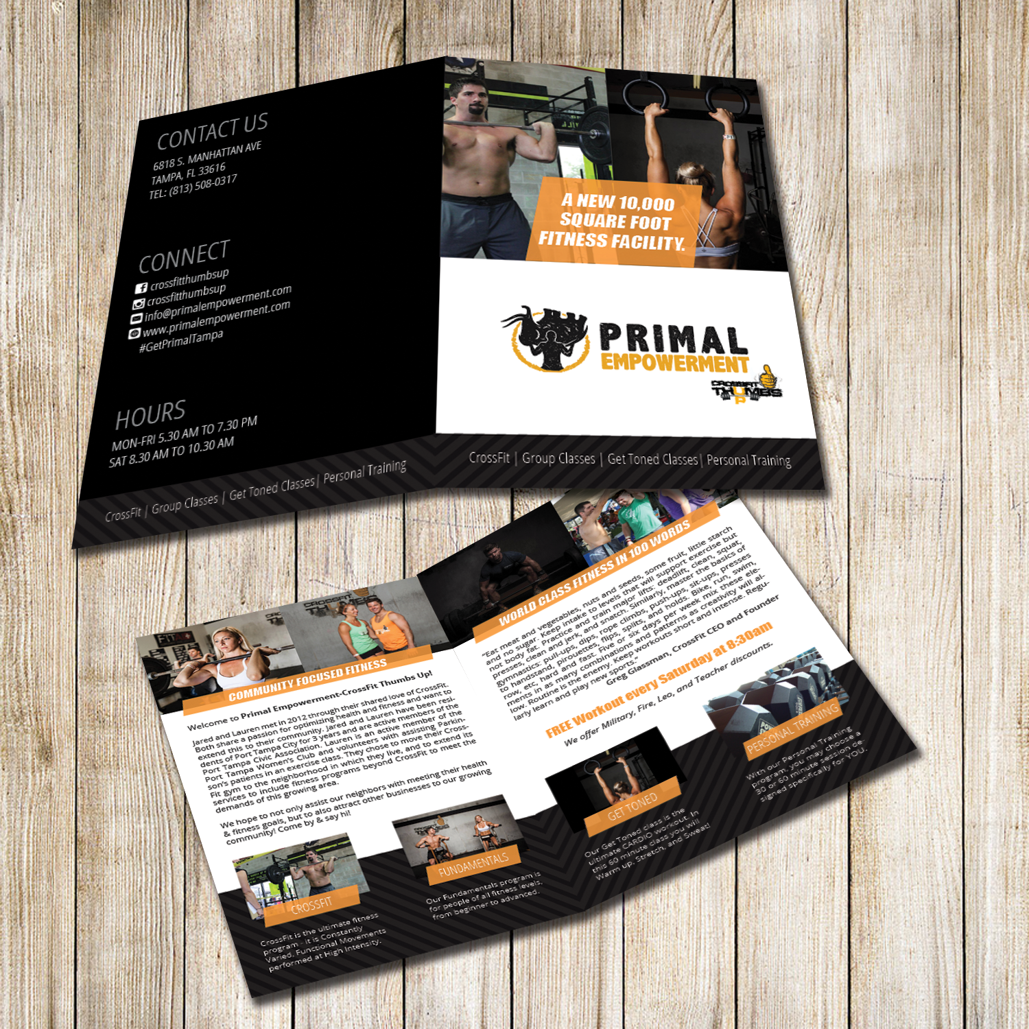 Design de Flyer par Masha K pour PRIMAL EMPOWERMENT HQ | Design #10761392