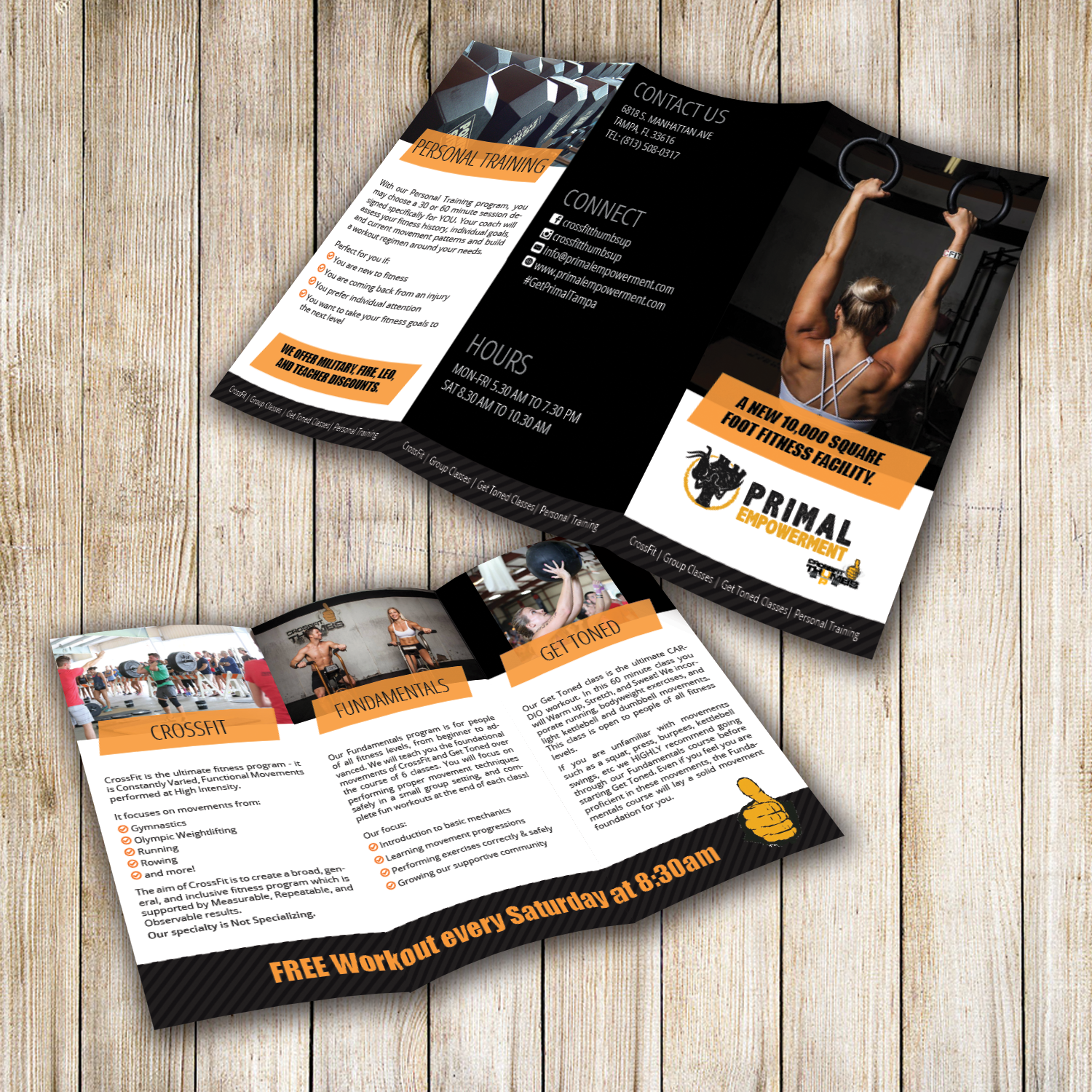 Flyer Design by Masha K for PRIMAL EMPOWERMENT HQ | Design #10768775