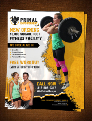 Design de Flyer par creative.bugs pour PRIMAL EMPOWERMENT HQ | Design : #10765671