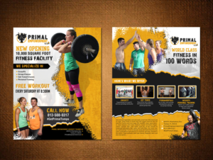 Design de Flyer par creative.bugs pour PRIMAL EMPOWERMENT HQ | Design : #10768652