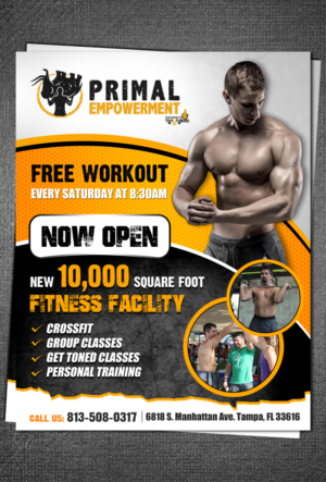 Design de Flyer par creative.bugs pour PRIMAL EMPOWERMENT HQ | Design : #10775389