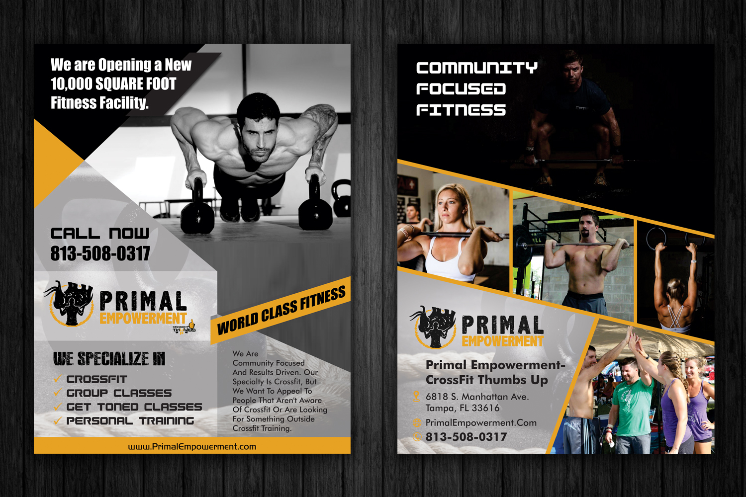 Flyer Design by ecorokerz for PRIMAL EMPOWERMENT HQ | Design #10749441