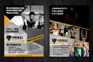 Design de Flyer par ecorokerz pour PRIMAL EMPOWERMENT HQ | Design #10749441