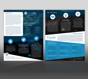 Key Information Systems, an Enterprise Services Company, needs a Company Overview Sales Sheet | Flyer Design by Kishaloy_D