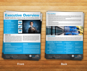 Key Information Systems, an Enterprise Services Company, needs a Company Overview Sales Sheet | Flyer Design by aspiremedia