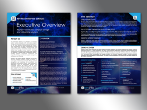 Key Information Systems, an Enterprise Services Company, needs a Company Overview Sales Sheet | Flyer Design by innovative earth
