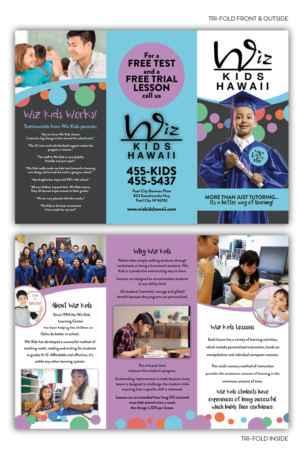 Brochure Design by Kelalo for Wiz Kids | Design: #10705577