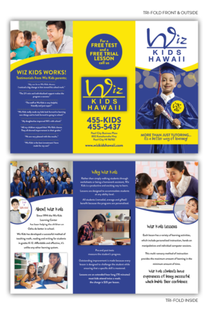 Design de Brochure par Kelalo pour Wiz Kids | Design : #10714550