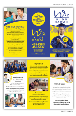Design de Brochure par Kelalo pour Wiz Kids | Design : #10714551
