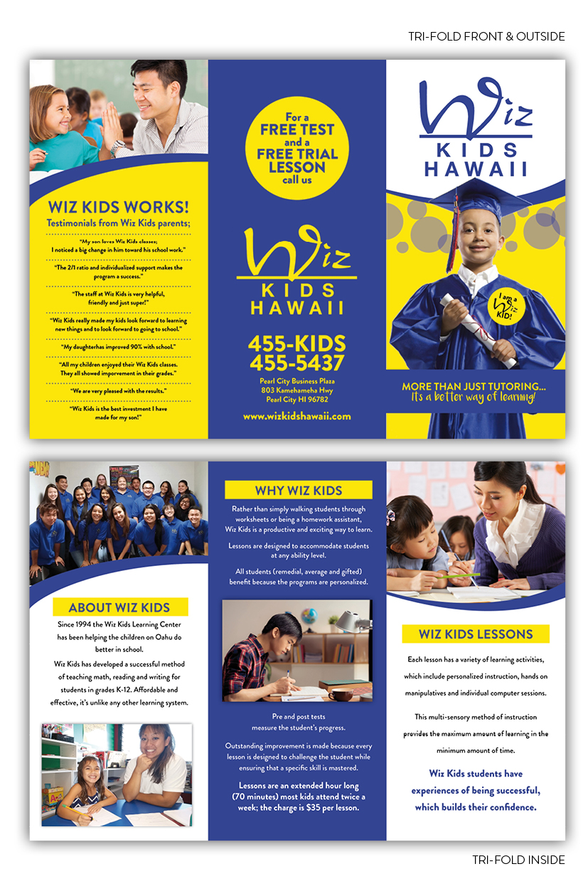Design de Brochure par Kelalo pour Wiz Kids | Design #10714554