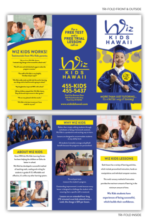 Design de Brochure par Kelalo pour Wiz Kids | Design : #10714554