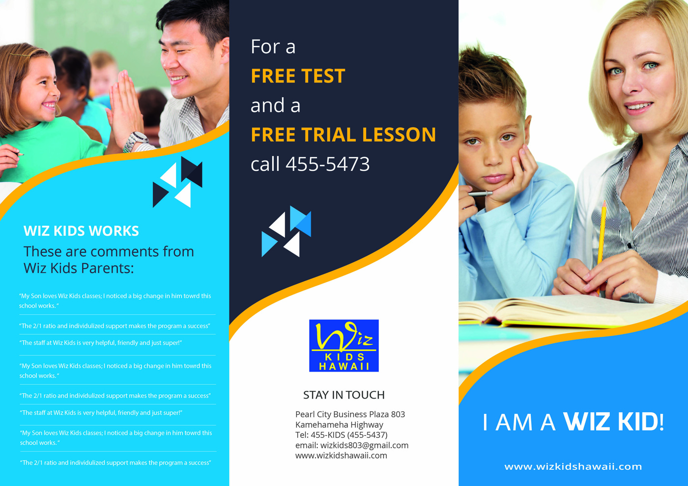 Design de Brochure par iTech Graphics pour Wiz Kids | Design #10706505