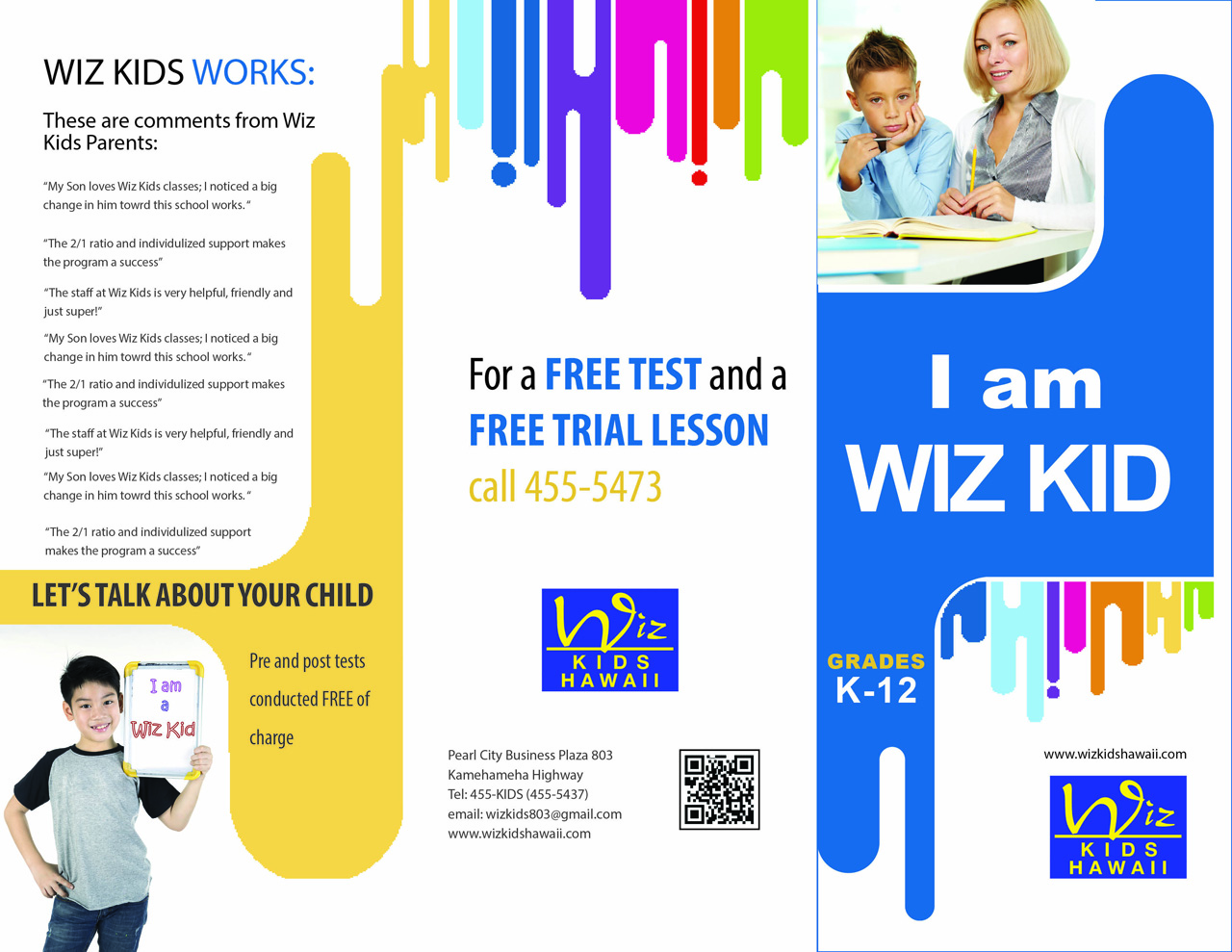 Diseño de Brochure por iTech Graphics para Wiz Kids | Diseño #10718262