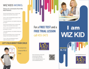 Design de Brochure par iTech Graphics pour Wiz Kids | Design : #10718262