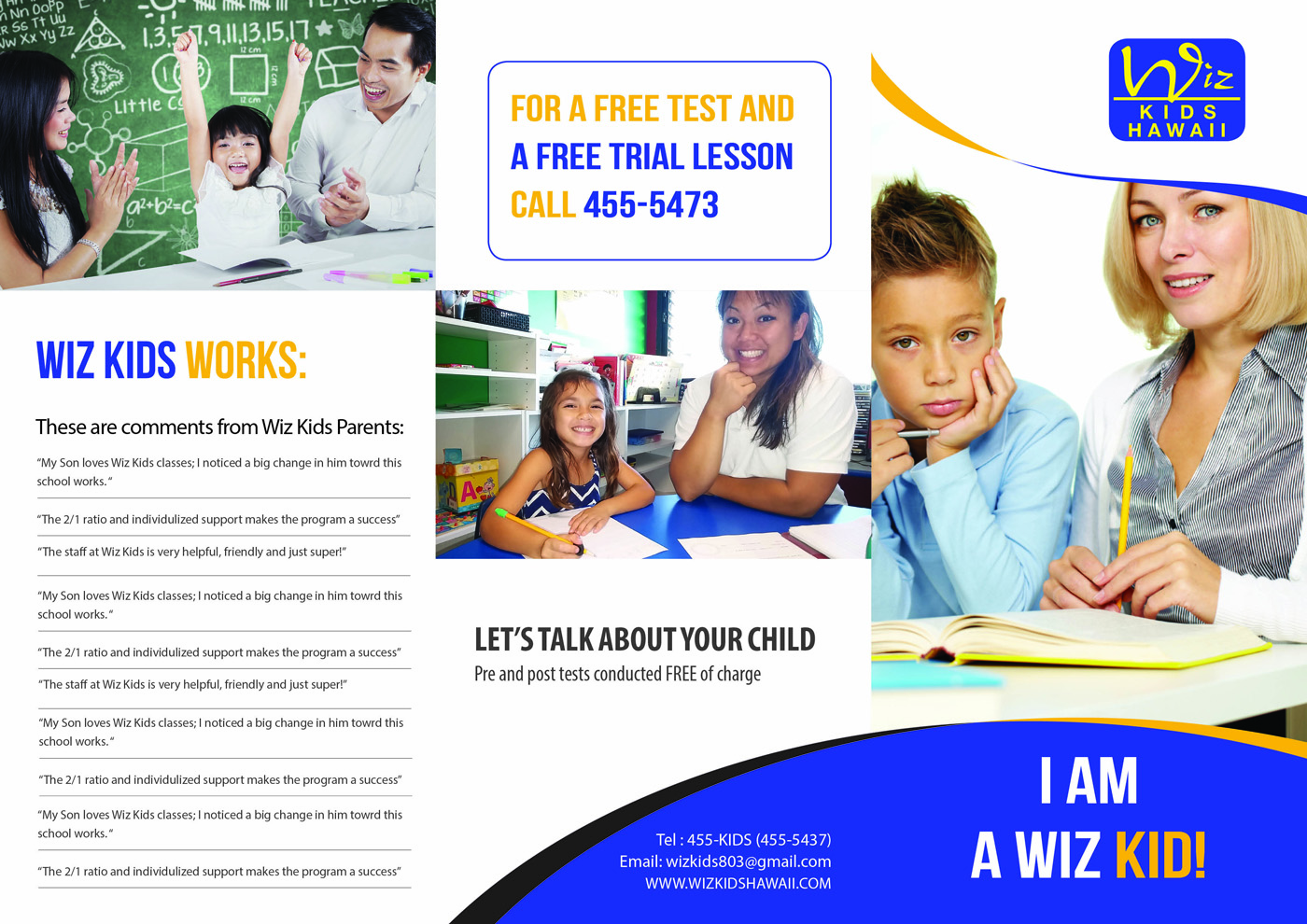 Diseño de Brochure por iTech Graphics para Wiz Kids | Diseño #10728981