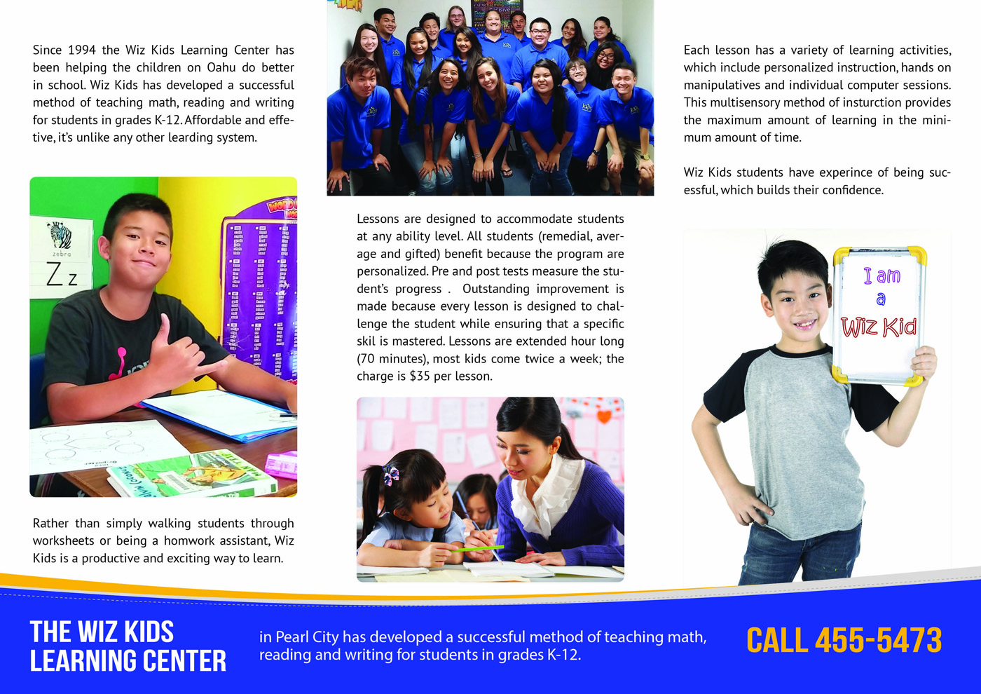 Diseño de Brochure por iTech Graphics para Wiz Kids | Diseño #10728994