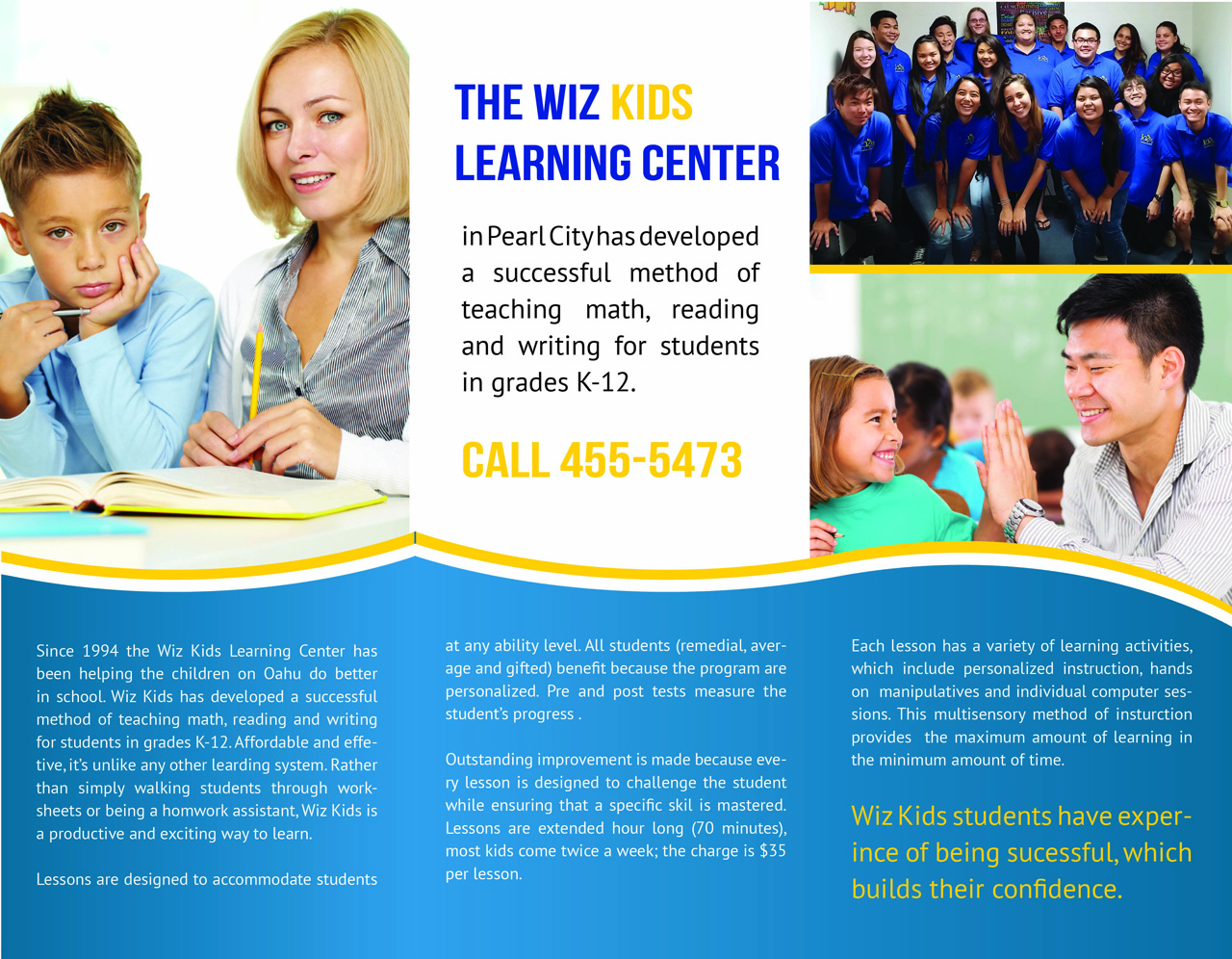 Diseño de Brochure por iTech Graphics para Wiz Kids | Diseño #10730690