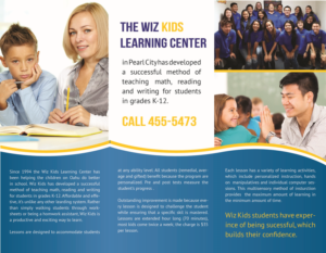 Brochure Design by iTech Graphics for Wiz Kids | Design: #10730690