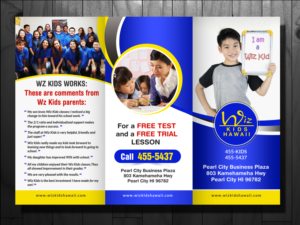 Brochure Design by innovative earth for Wiz Kids | Design: #10705868