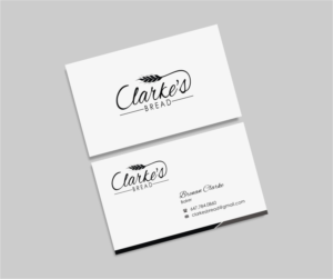 Business Card Design by INDIAN_Ashok for Clarke's Bread | Design: #10721420