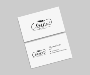 Business Card Design by INDIAN_Ashok for Clarke's Bread | Design: #10721422