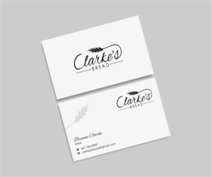 Business Card Design by INDIAN_Ashok for Clarke's Bread | Design: #10721426