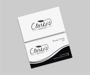 Business Card Design by INDIAN_Ashok for Clarke's Bread | Design: #10721430