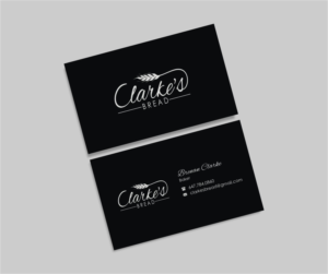 Business Card Design by INDIAN_Ashok for Clarke's Bread | Design: #10721433