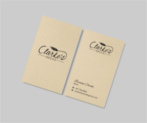 Business Card Design by INDIAN_Ashok for Clarke's Bread | Design: #10721435
