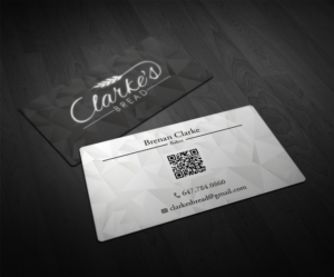 Business Card Design by Pointless Pixels India for Clarke's Bread | Design: #10717217